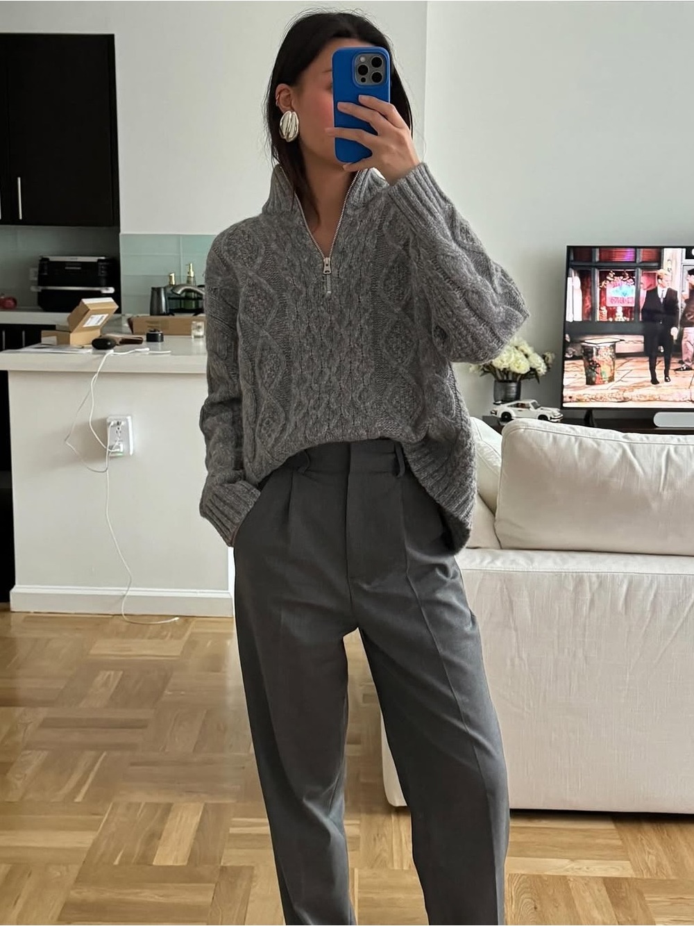 Eaves rinah pant in grey